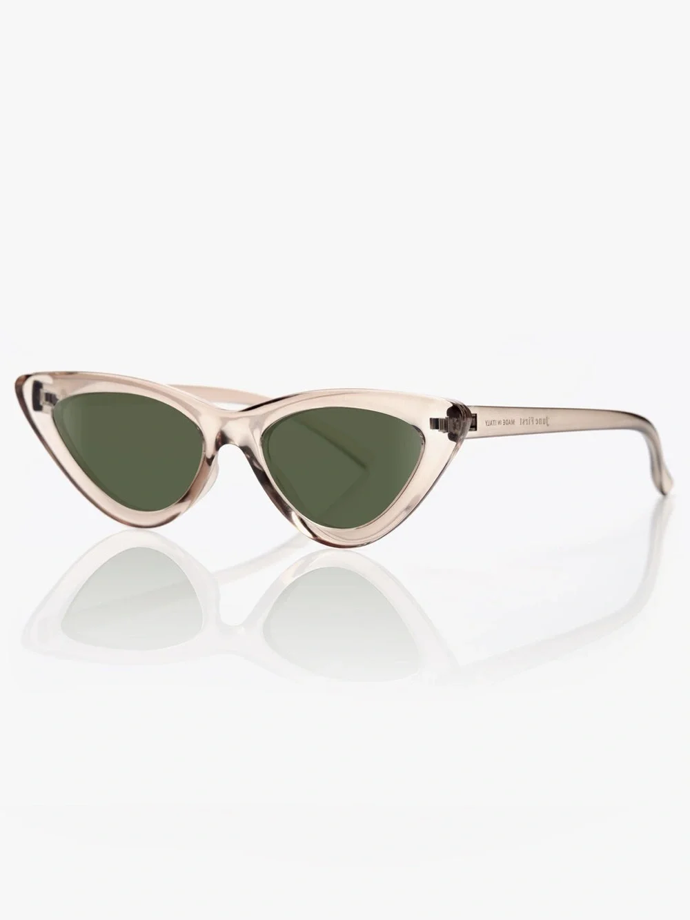 June First Felina Sunglasses Champagne Classic G15 Cat Eye